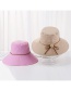 Fashion Pink Tethered Wooden Buckle Foldable Fisherman Hat