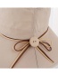 Fashion Pink Tethered Wooden Buckle Foldable Fisherman Hat