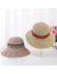 Fashion Pink Hand Hook Color Matching Straw Hat