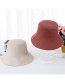Fashion Brick Red Double-sided Visor Fisherman Hat