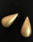 Fashion Dumb Gold Matte Scrub Drop Earrings