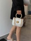 Fashion Black Ring Chain Shoulder Messenger Handbag