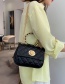 Fashion Black Ring Chain Shoulder Messenger Handbag