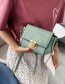 Fashion Green Rivet Lock Single Shoulder Messenger Bag