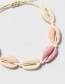 Fashion Color Alloy Woven Shell Bracelet