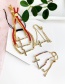 Fashion Khaki Copper Inlaid Zircon Braided Rope Cross Bracelet