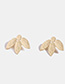 Fashion Gold Leaf Alloy Earrings