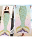 Fashion Purple Fish Square Microfiber Mermaid Beach Towel