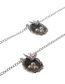 Fashion Silver Non-slip Nest Pearl Metal Glasses Chain