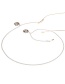 Fashion Silver Non-slip Nest Pearl Metal Glasses Chain