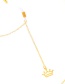Fashion Gold Non-slip Metal Princess Crown Glasses Chain