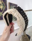 Fashion White Hot Drilling Stars Knotted Wide-brimmed Headband