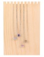 Fashion Purple Zircon Bead Necklace