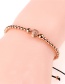 Fashion Gold Real Gold Plated Solid Copper Beads Micro-inlaid Zircon Bracelet