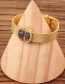 Fashion Gold Micro-inlaid Zircon Boy Girl Real Gold Color Bracelet