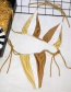 Fashion Leopard Stitching Stitching Triangle Bag Bikini