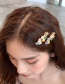Fashion C Section #square + Five-pointed Star Clip Geometric Round Star Drop Hair Clip