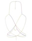 Fashion Color U-shaped Geometric Fringed Chain Body Chain