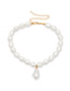 Fashion White Irregular Shaped Pearl Necklace