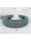 Fashion Beige Bright Silk Solid Color Sponge Headband