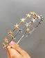 Fashion Gold Alloy Five-pointed Star Hair Band