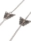 Fashion Silver Butterfly Necklace Glasses Chain Dual Purpose