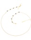 Fashion Gold Eye Flower Chain Anti-lost Metal Glasses Chain
