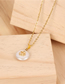 Fashion Gold 3d Shaped Pearl Necklace