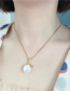 Fashion Gold Natural Shaped Pearl Star Stainless Steel Necklace