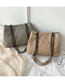 Fashion Light Grey Large-capacity Shoulder Bag Chain Bag