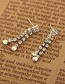 Fashion Color Fringed Diamond Necklace Earring Set