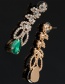 Fashion Green Diamond Earrings