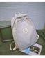 Fashion Yellow Solid Color Backpack