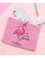 Fashion Pink Flamingo Sequined Unicorn Cartoon Print Sequins Hand Bag