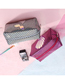 Fashion Fish Tail Silver Mermaid Laser Embroidered Cosmetic Bag