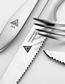 Fashion Single Pack (no Logo) Sawtooth 420 Stainless Steel Steak Knife Single