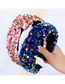 Fashion Black Knotted Sequined Fish Scale Headband