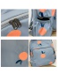 Fashion Lake Blue Flower Backpack