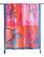 Fashion Color Big Flower Print Tassel Scarf Shawl