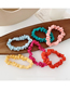 Fashion Color Cloth Hair Ring 6 Pieces