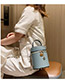 Fashion Blue Studded Messenger Bag