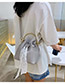 Fashion White Silk Scarf Shoulder Bag