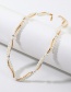 Fashion Gold Pearl Alloy Necklace