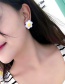 Fashion Pink Sun Flower Earrings