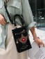Fashion Black Beauty Print Shoulder Bag Shoulder Bag