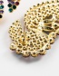 Fashion Color Acrylic Diamond Stud Earrings