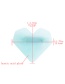 Fashion Pink Love Heart Shaped Acetate Plate Hairpin