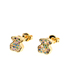 Fashion Gold Bear Cub Stud Earrings