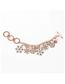 Fashion Gold Snowflake Drop Glaze Christmas Bracelet