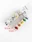 Fashion Color Alloy Pearl Wood Beaded Hair Clip